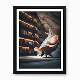 Cave Library  Art Print