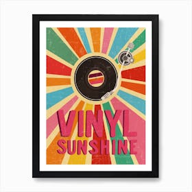 Vinyl Sunshine Art Print