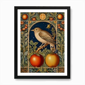 William Morris Bird On A Branch Art Print