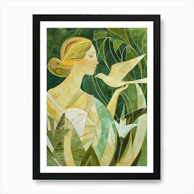 Dove & Beauty Art Print