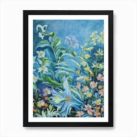 Angel'S Trumpet Floral Print Bright Painting Flower Art Print