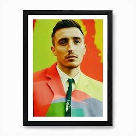 Dermot Kennedy Colourful Pop Art Art Print