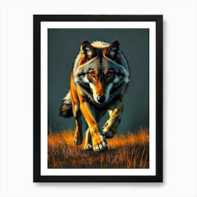 Wild Animal Creative Portrait 107 Art Print