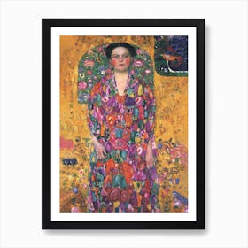 Portrait Of Eugenia Primavesi, Gustav Klimt Art Print