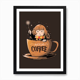 Accio Coffee Art Print