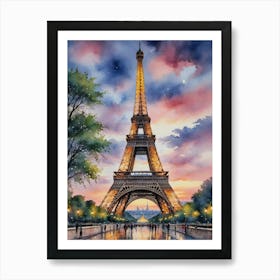 Eiffel Tower France 1 Art Print