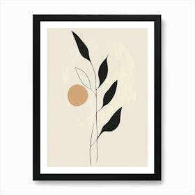 Leaf In The Sun Art Print