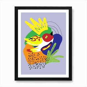 King Bird Art Print