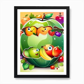 Fruit Mania Art Print
