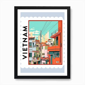 Vietnam 2 Travel Stamp Poster Art Print