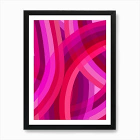 Rainbow Arch - Pink 3 Art Print