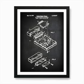 Video Game Cartridge Patent Print Vintage Video Game Patent Tv Video Game Patent Classic Tv Game Poster Video Game Art Eg0271 Art Print