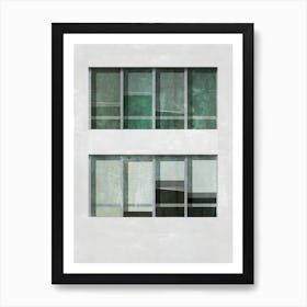 Green Windows1 Art Print Art Print