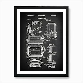 Kitchen Art Kitchen Toaster Poster Kitchen Patent Kitchen Wall Art Vintage Kitchen Poster Toaster Cook Print, Patent Print Hk6191 Art Print