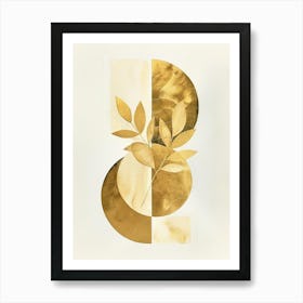 Gold Leaf 30 Art Print