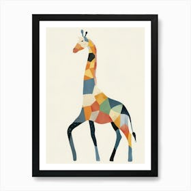 Charming Nursery Kids Animals Giraffe 1 Art Print