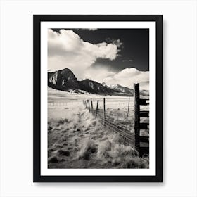 Colorado, Black And White Analogue Photograph 2 Art Print