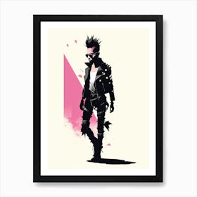 Dynamic Minimalist Impact Art Print