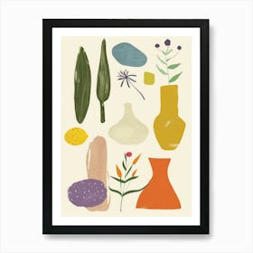 Abstract Home Objects 9 Art Print