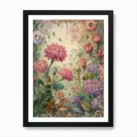 Chrysanthemums Art Print