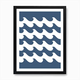 Wave Pattern Art Print