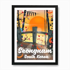 Seongnam South Korea Art Print