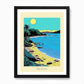 Poster Of Minimal Design Style Of Seychelles 4 Art Print