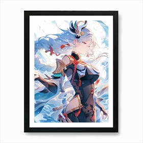 Shenhe Genshin Impact 1 Art Print