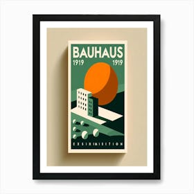 Bauhaus modern exhibition poster Poster