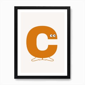 Alphabet Poster C Art Print