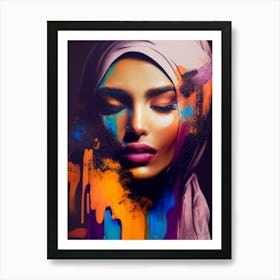 Modest Visions Veiled In Vibrance 2 Art Print