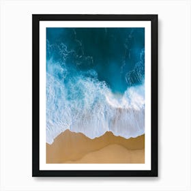 Aerial View Of A Beach 76 Art Print