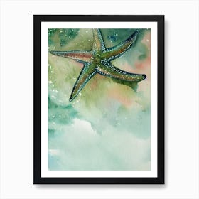 Starfish Storybook Watercolour Art Print