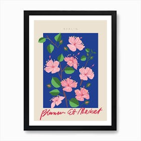 Berlin Flower Market Art Print