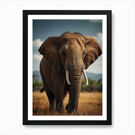 Elephant In The Wild Art Print