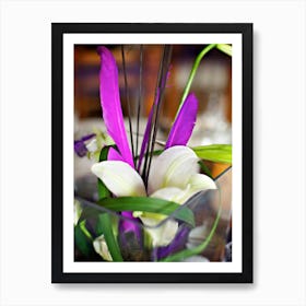 Purple Lily Centerpiece Art Print