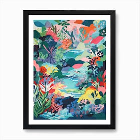 Summer Hawaii Pattern 1 Art Print