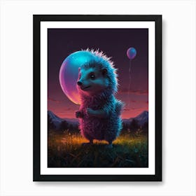 Hedgehog 10 Art Print