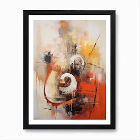 Snail Abstract Expressionism 4 Art Print