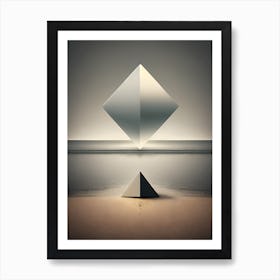 Pyramids In The Sand Art Print