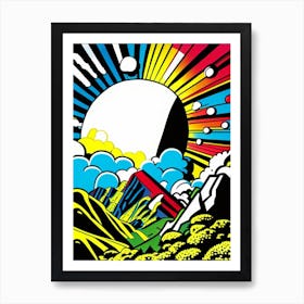 Terraforming Bright Comic Space Art Print