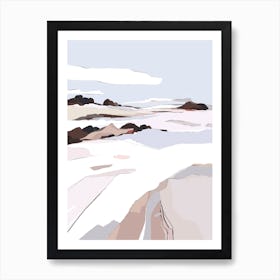 Snowy Landscape Art Print