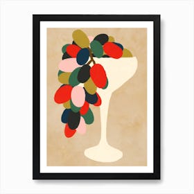 Grape Array Art Print