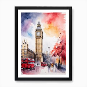 Big Ben In London 1 Art Print