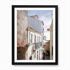 Narrow Street In Lisbon Affiche