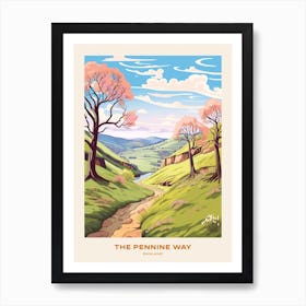 The Pennine Way England 1 Hike Poster Art Print