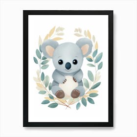 Baby Animal Illustration  Koala 2 Art Print