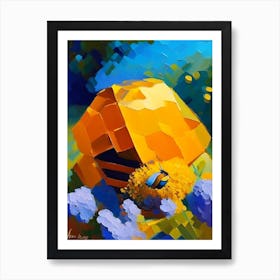 Pollen Beehive 5 Painting Art Print