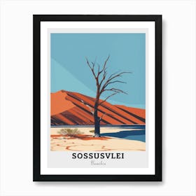 Sossusvlei Travel Art Print