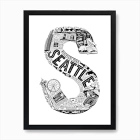 Seattle Art Print